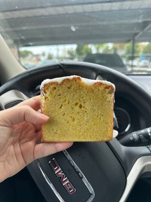 🍋 Lemon pound cake…. This place is the bomb 💣 for when that sweet tooth kicks in…..👍  at Strange Matter Coffee - Eastside in Lansing