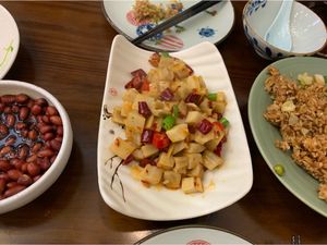Spicy lotus root at Sanwei Shu Wu - Veggie House in Shanghai