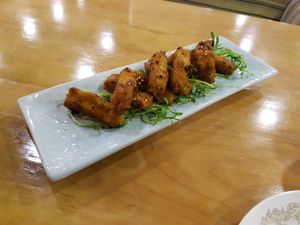 Wings. Perfect taste and texture, just delicious, don't skip this one. 10/10 at Sanwei Shu Wu - Veggie House in Shanghai