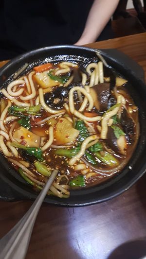 Noodle souo at Sanwei Shu Wu - Veggie House in Shanghai
