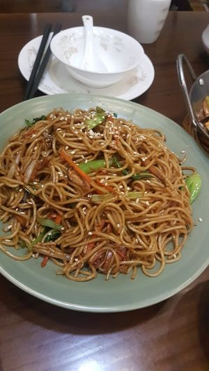 Noodles at Sanwei Shu Wu - Veggie House in Shanghai