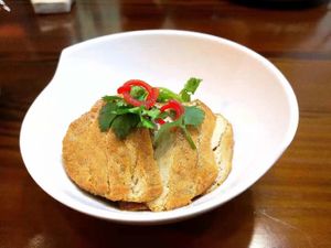 Five spicies Doufu  at Sanwei Shu Wu - Veggie House in Shanghai