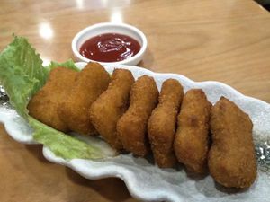 Veggie chicken  at Sanwei Shu Wu - Veggie House in Shanghai