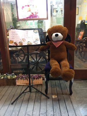 Cute bear  at Sanwei Shu Wu - Veggie House in Shanghai
