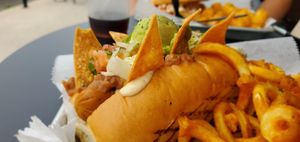The Nacho Dog at The Dogfather in San Antonio