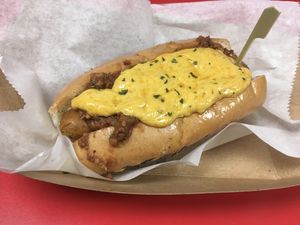 Chili cheese   at The Dogfather in San Antonio