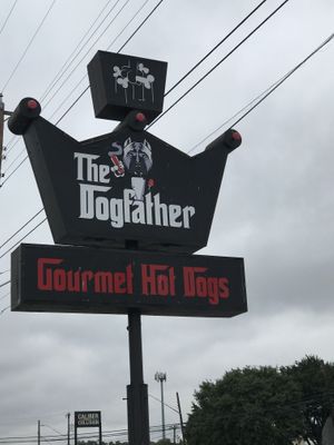 Outside at The Dogfather in San Antonio