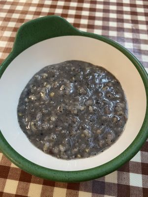 Black sesame porridge   at Han Gwa Chae - 한과채 in Seoul