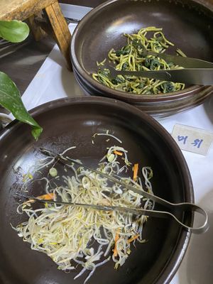Sprouts and greens   at Han Gwa Chae - 한과채 in Seoul