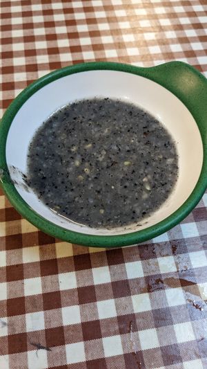 Black Sesame Porridge at Han Gwa Chae - 한과채 in Seoul