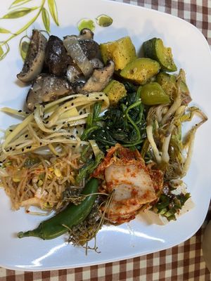 My plate  at Han Gwa Chae - 한과채 in Seoul