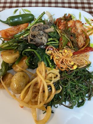 My plate  at Han Gwa Chae - 한과채 in Seoul
