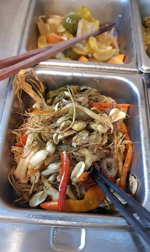 Peanut sprout pickles at Han Gwa Chae - 한과채 in Seoul