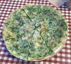 Parae (seaweed) pancake 파래전 at Han Gwa Chae - 한과채 in Seoul
