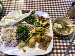 Thank you for the nice meal. 너무 맛있게 잘 먹었습니다!  at Han Gwa Chae - 한과채 in Seoul