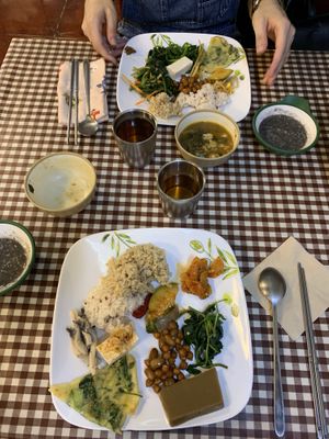 Just half of the choices available at Han Gwa Chae - 한과채 in Seoul