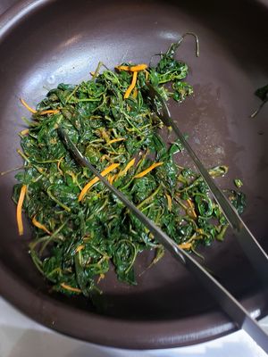 Spinach? at Han Gwa Chae - 한과채 in Seoul