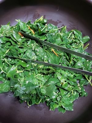 Pepper leaves? at Han Gwa Chae - 한과채 in Seoul