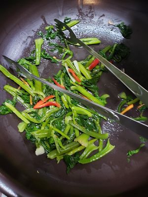 Spinach at Han Gwa Chae - 한과채 in Seoul