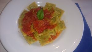 ravioli at Hotel Ristorante Onda Azzurra in Albisola Superiore
