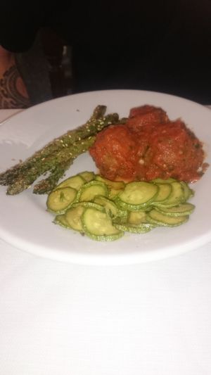 aspargus and zucchini at Hotel Ristorante Onda Azzurra in Albisola Superiore