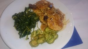 special italien meal at Hotel Ristorante Onda Azzurra in Albisola Superiore