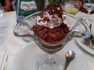 Chocolate espresso rum cake at Hotel Ristorante Onda Azzurra in Albisola Superiore