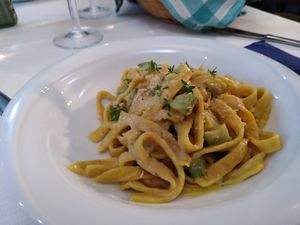 Zucchini cream at Hotel Ristorante Onda Azzurra in Albisola Superiore