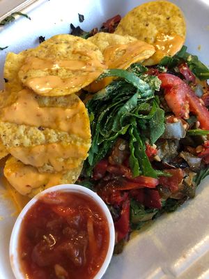 Vegan roasted red pepper flaky bake  at Flavors Eatery in Lebanon