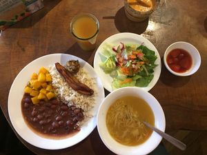 Lunch menu at Donde Gopal in Quito