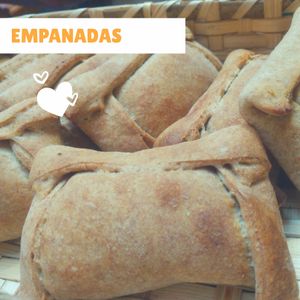Empanadas veganas at Donde Gopal in Quito