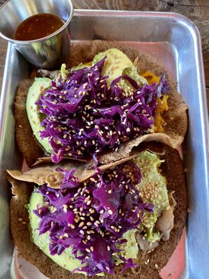 Breakfast and brisket tacos at ATX Food Co in Austin