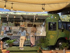 Food truck at ATX Food Co in Austin
