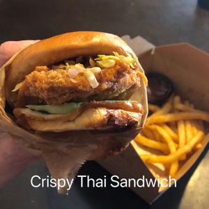Crispy Thai Sandwich at Vida Eatery  in Bakersfield