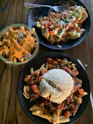 Peruvian Lomo, Animal fries, and Native Tacos at Vida Eatery  in Bakersfield