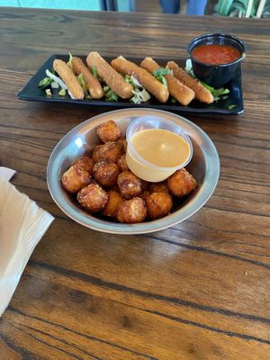 Sweet Potato Tots and Mozzarella Sticks  at Vida Eatery  in Bakersfield
