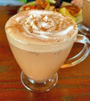 Mexican spiced hot chocolate   at Vida Eatery  in Bakersfield