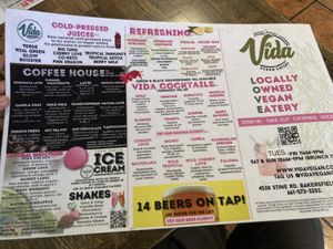 Drinks  at Vida Eatery  in Bakersfield