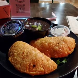 Yo empanadas. at Vida Eatery  in Bakersfield