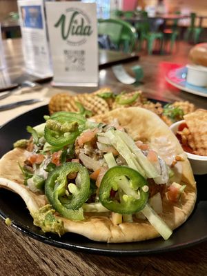 Spicy falafel taco   at Vida Eatery  in Bakersfield