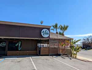 Exterior with outside seating  at Vida Eatery  in Bakersfield