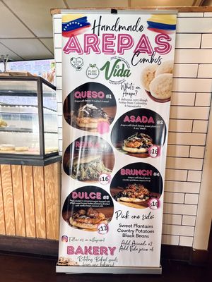 Arepas  at Vida Eatery  in Bakersfield