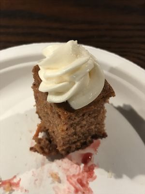 Carrot cake at Vida Eatery  in Bakersfield