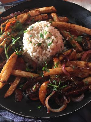 Lomo Saltado  at Vida Eatery  in Bakersfield