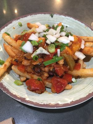 Chili cheeze fries at Vida Eatery  in Bakersfield