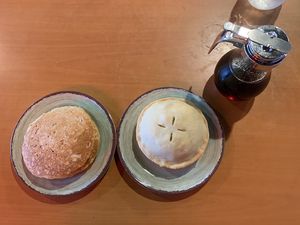 Short stack pancakes and breakfast quiche  at Vida Eatery  in Bakersfield