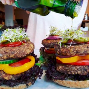 Hamburguesas. at The Vegan - Pop Up in La Coruna