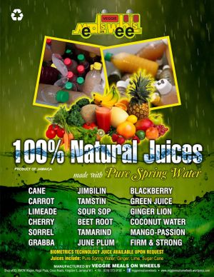 in and out a season ... only in Jamaica at Veggie Meals On Wheels - Food Truck in Kingston