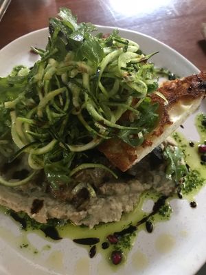 Eggplant smash at Lil-Ego Cafe in Ormeau