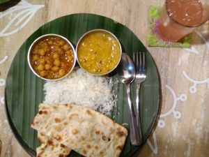 daal and chickpea curry at Roti Daal in Canggu